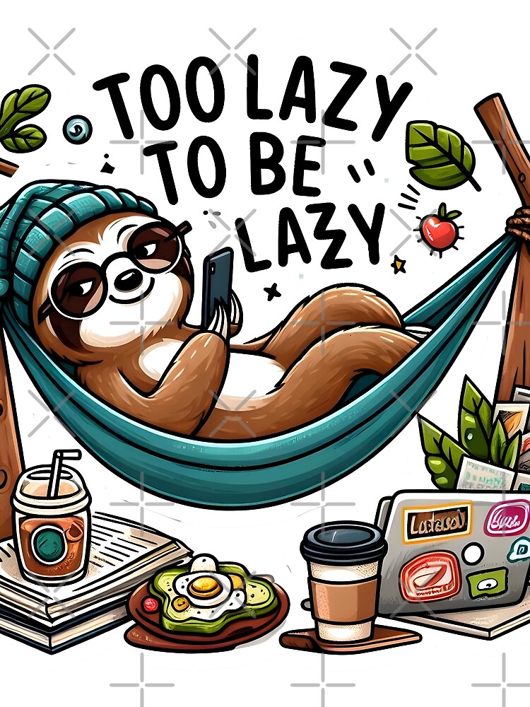 Thumbnail 3 of 3, Scarf, Chillin' Sloth designed and sold by AI-Only.