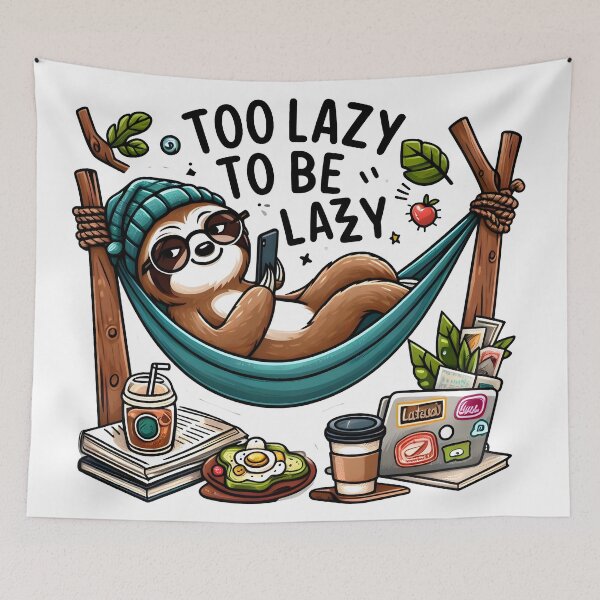 Item preview, Chillin' Sloth designed and sold by AI-Only Creations.