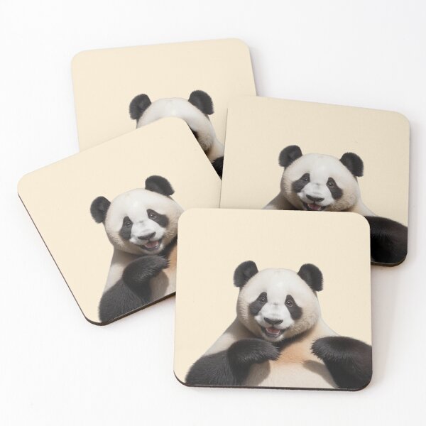 Item preview, Friendly Smiling Cute Panda designed and sold by cerenalkan.