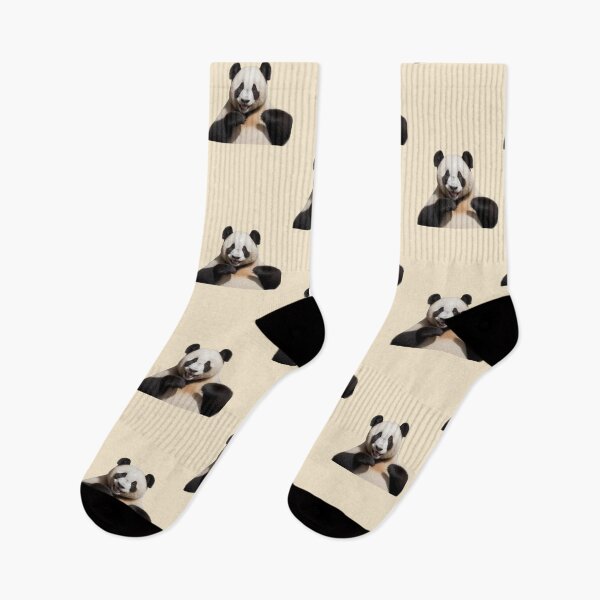 Item preview, Friendly Smiling Cute Panda designed and sold by cerenalkan.