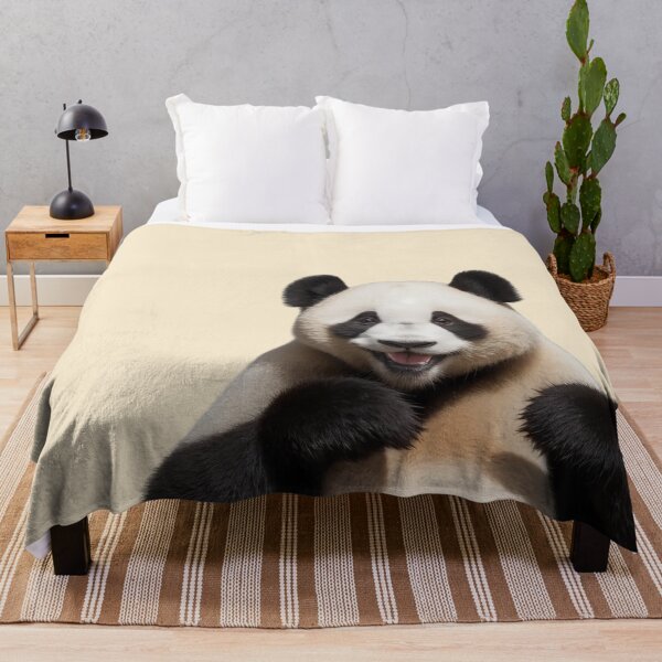 Item preview, Friendly Smiling Cute Panda designed and sold by cerenalkan.