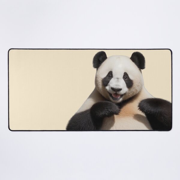 Item preview, Friendly Smiling Cute Panda designed and sold by cerenalkan.