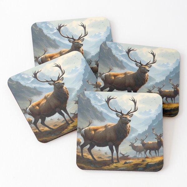 Item preview, PERE DAVID STAGS designed and sold by PIGCASSOSAIART.
