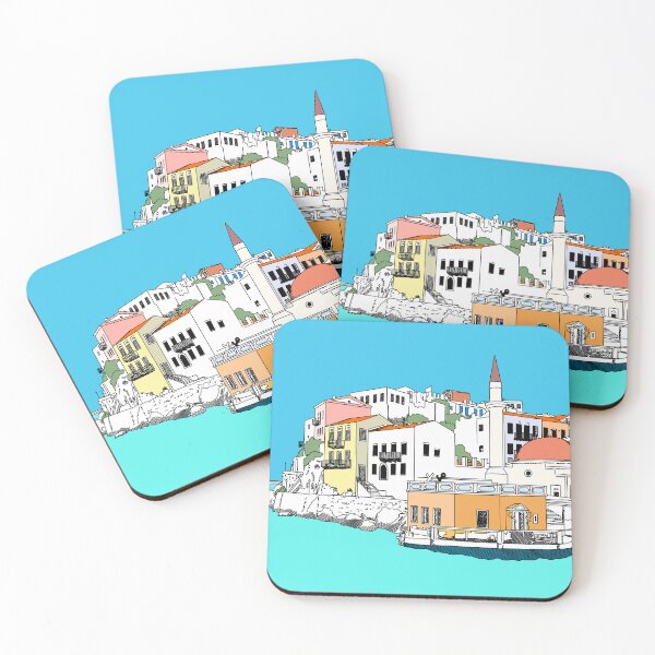 Item preview, Kastellorizo Greece Travel Print designed and sold by Ginzalluna.
