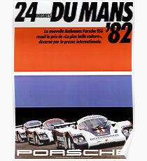 24hs Le Mans, 1982, originales Vintage-Poster Poster