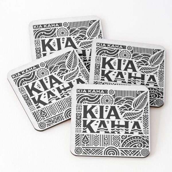 Item preview, Monochrome Kia Kaha Art designed and sold by Customisedartnz.