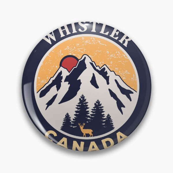 Item preview, Whistler canada-Vintage designed and sold by graphic-map.