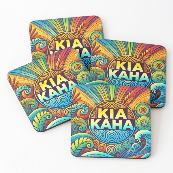 Item preview, Vibrant Kia Kaha Art designed and sold by Customisedartnz.