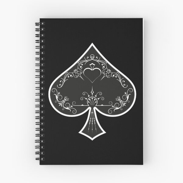 Item preview, suit of spades symbol, playing cards designed and sold by Numbers-Art.