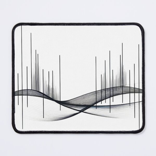Item preview, Abstract Geometric Wave Premium T-Shirt designed and sold by LessLines.