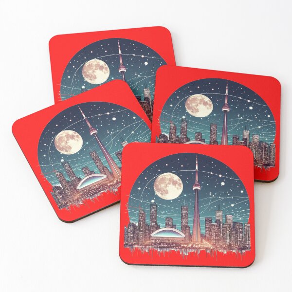 Item preview, Toronto CN Tower 3D Night Sketch , designed and sold by PaintMeWorld.