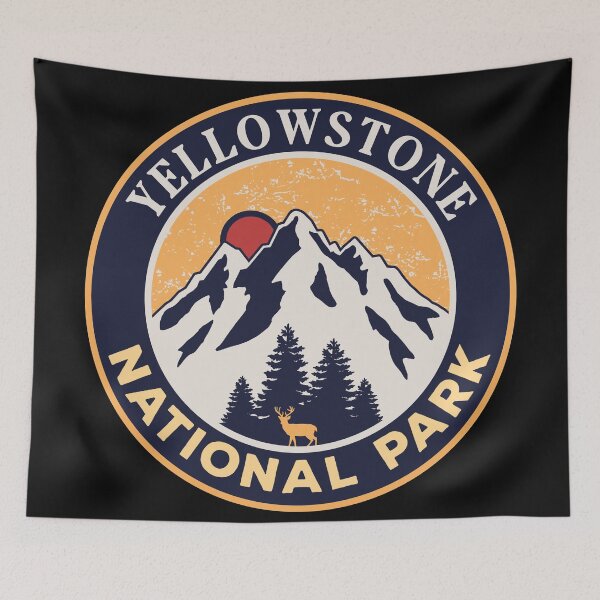Item preview, Yellowstone National Park-Vintage designed and sold by graphic-map.
