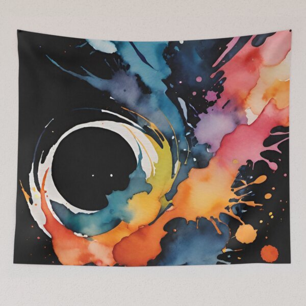 Item preview, abstract background, watercolor streaks designed and sold by DonnaBlankaArt.