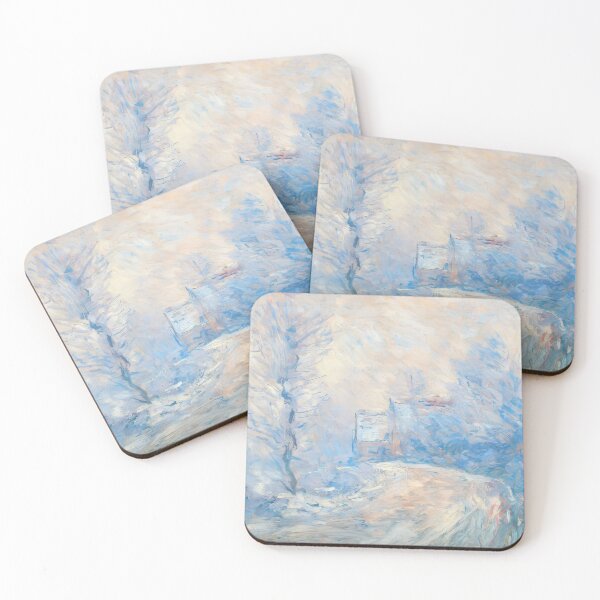 Item preview, La entrada a Giverny bajo la nieve - 1885 - Claude Monet designed and sold by dottyshai.