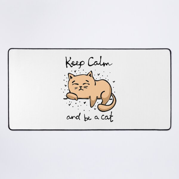 Item preview, Keep Calm and Be a Cat designed and sold by Sticker Vibes.