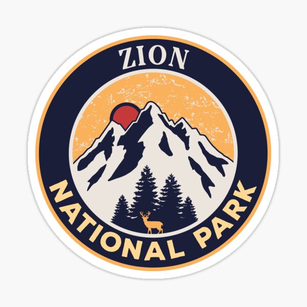 Vista previa del artículo con la obra «Parque Nacional Zion-Vintage», diseñado y vendido por graphic-map.