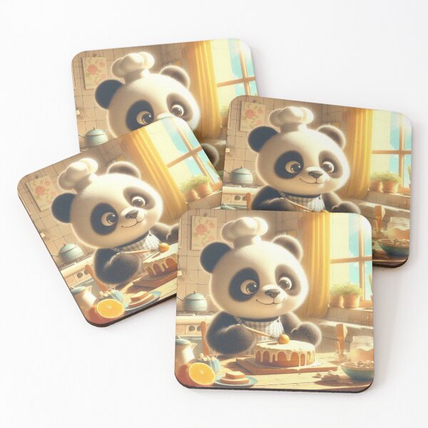 Item preview, Panda bear cooking cake designed and sold by Coldshe.