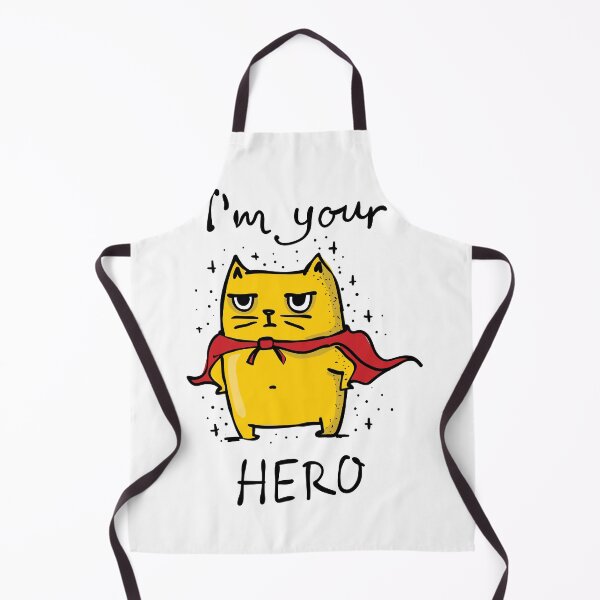 Item preview, Superhero Cat: I'm Your Hero! pen_spark designed and sold by Sticker Vibes.