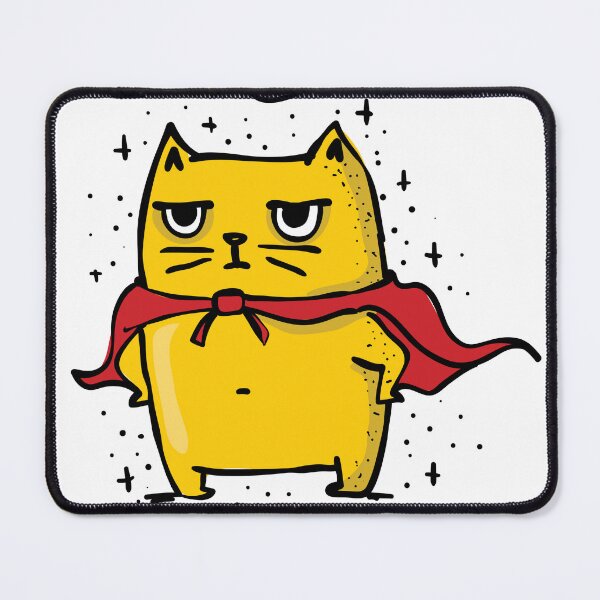Item preview, Superhero Cat: I'm Your Hero!  pen_spark designed and sold by Sticker Vibes.