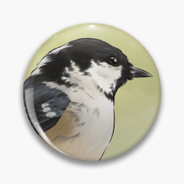 Item preview, Coal Titmouse designed and sold by Naomi Heulwen.