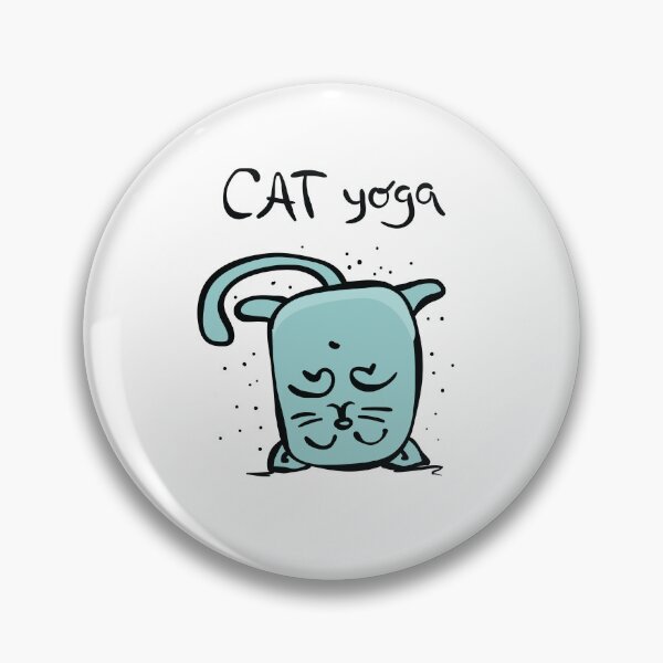 Item preview, Cat Yoga designed and sold by Sticker Vibes.