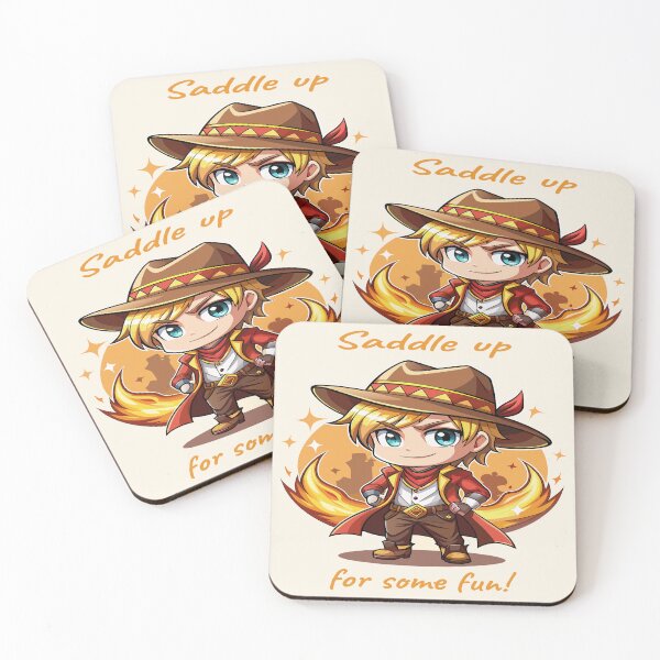 Item preview, Chibi Cowboy Adventure Art designed and sold by AgarutanPrint.