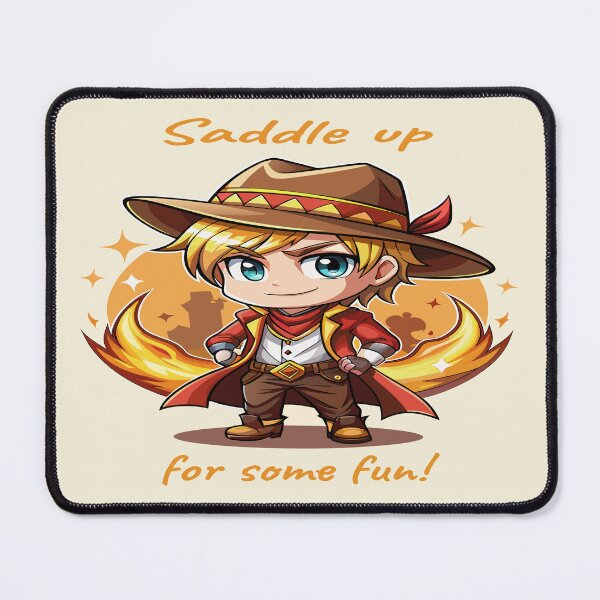 Item preview, Chibi Cowboy Adventure Art designed and sold by AgarutanPrint.