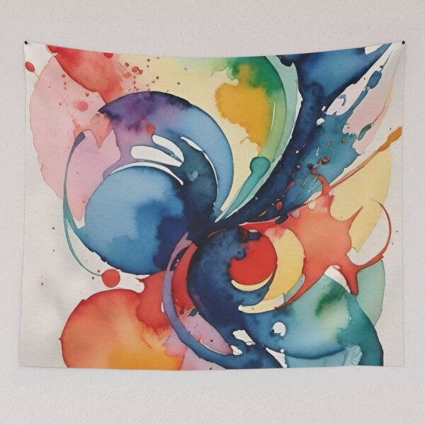 Item preview, abstract background, watercolor streaks designed and sold by DonnaBlankaArt.