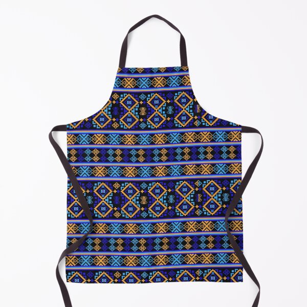 Item preview, Pattern pixel art seamless ethnic geometric design for fabric designed and sold by Nonnipa.