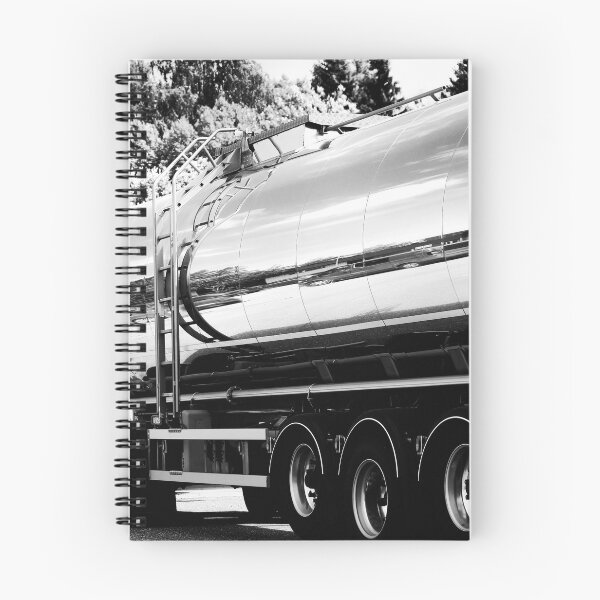Item preview, Tanker Truck in Black and White designed and sold by Taina Sohlman.
