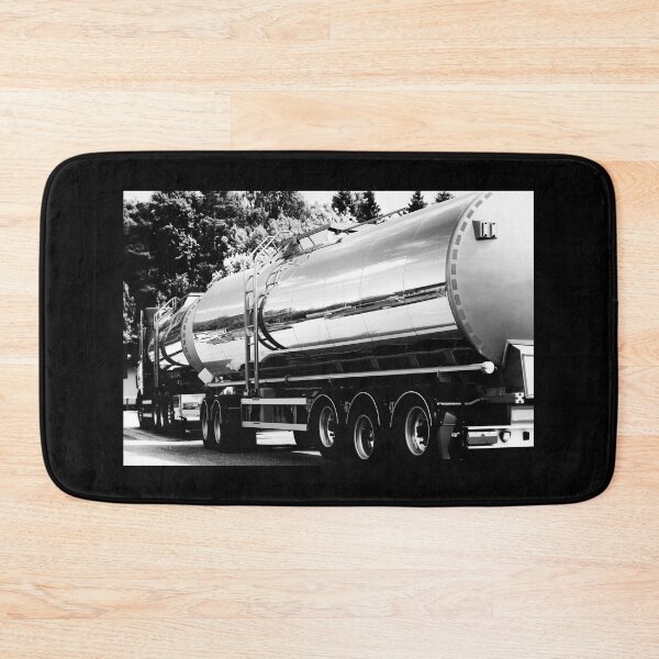 Item preview, Tanker Truck in Black and White designed and sold by Taina Sohlman.