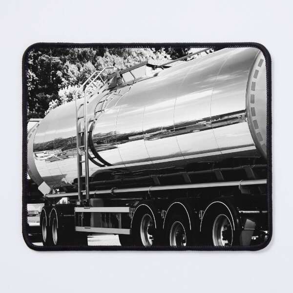 Item preview, Tanker Truck in Black and White designed and sold by Taina Sohlman.