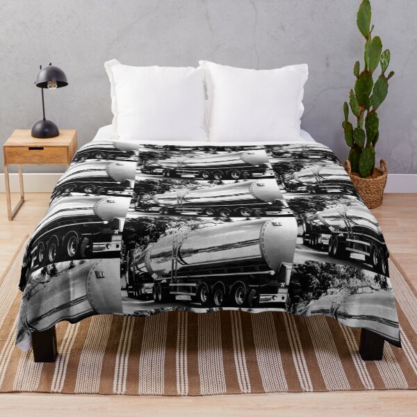 Item preview, Tanker Truck in Black and White designed and sold by Taina Sohlman.