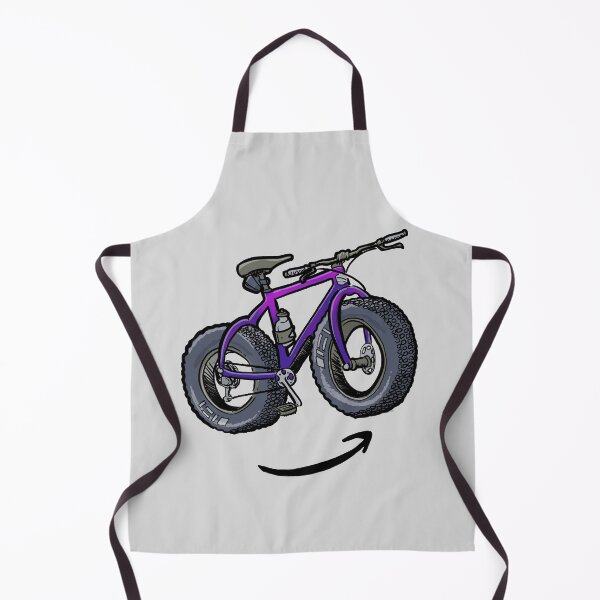 Item preview, Purple Fatbike with Smile designed and sold by Patrice Audet Illustration.
