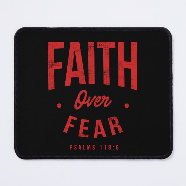 Item preview, Faith Over Fear Psalm 118:6 designed and sold by ArtsyLani.