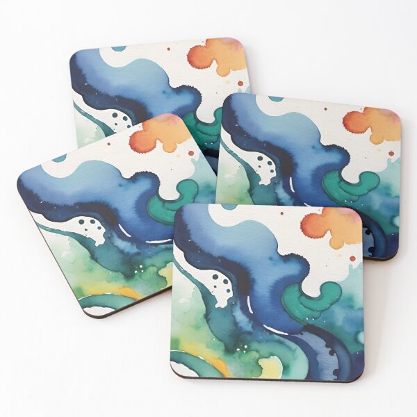 Item preview, abstract background, watercolor streaks designed and sold by DonnaBlankaArt.