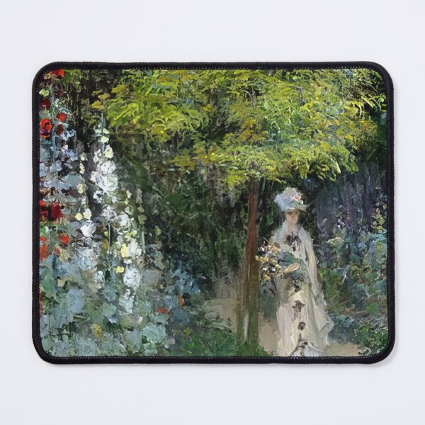 Item preview, The Garden, Hollyhocks - 1877 - Claude Monet designed and sold by dottyshai.