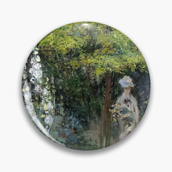 Item preview, The Garden, Hollyhocks - 1877 - Claude Monet designed and sold by dottyshai.