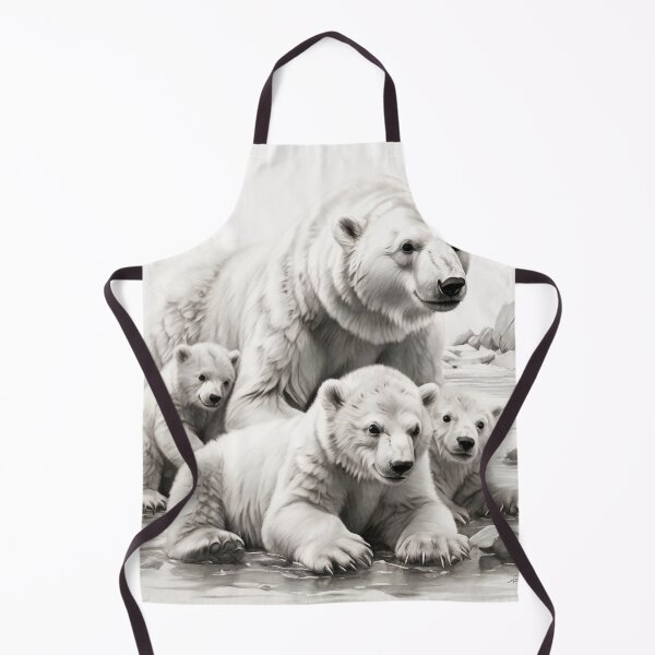 Item preview, Polar bear pencil drawing designed and sold by Pencil-Art.