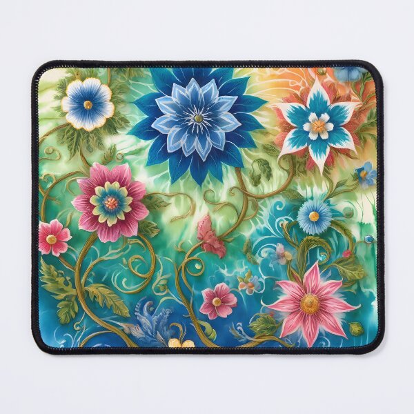 Item preview, Tie-Dye Pattern with Flowers designed and sold by h00ch2003.