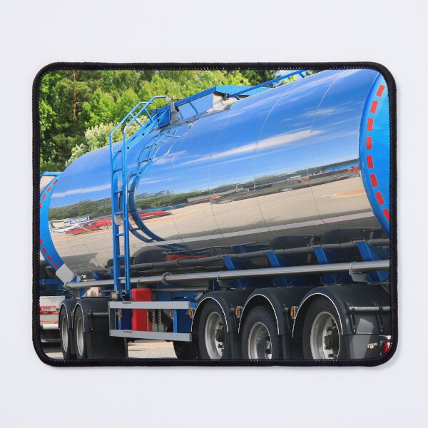 Item preview, Rear View of a Blue Tanker Truck designed and sold by Taina Sohlman.