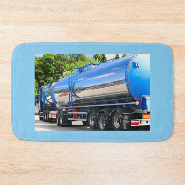 Item preview, Rear View of a Blue Tanker Truck designed and sold by Taina Sohlman.