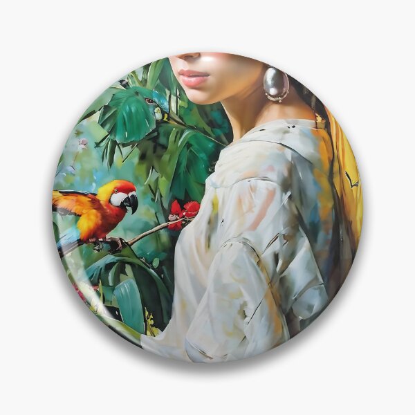Item preview, Girl with a Pearl Earring x Rousseau designed and sold by Berfin Naz Tudorache.