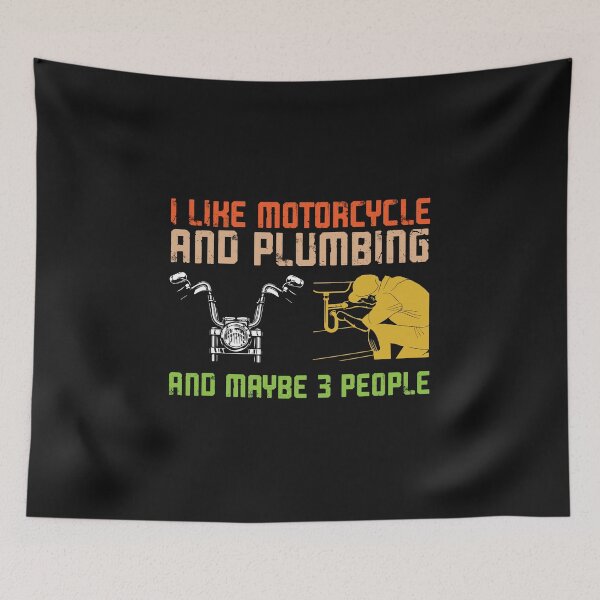 Item preview, I Like Motorcycle And plumbing And Maybe 3 people / Plumbing / plumb designed and sold by Tee Hub.