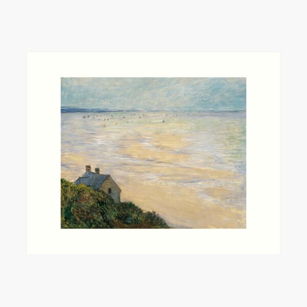Item preview, The Hut at Trouville, Low Tide - 1881 - Claude Monet designed and sold by dottyshai.
