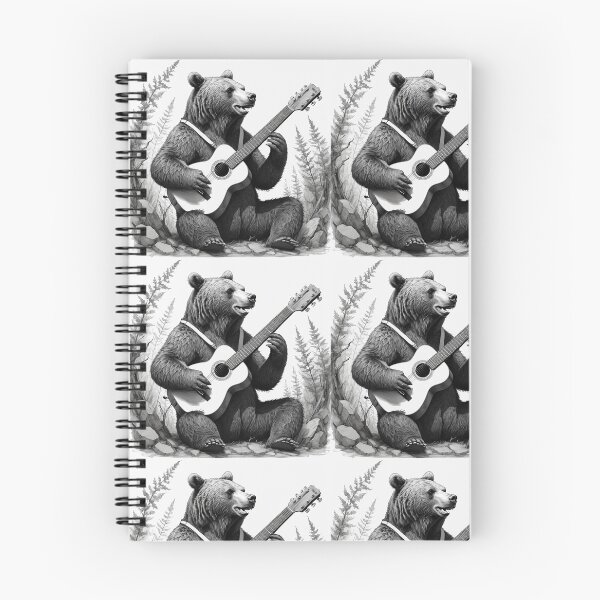 Item preview, Oso tocando la guitarra designed and sold by Burkae.