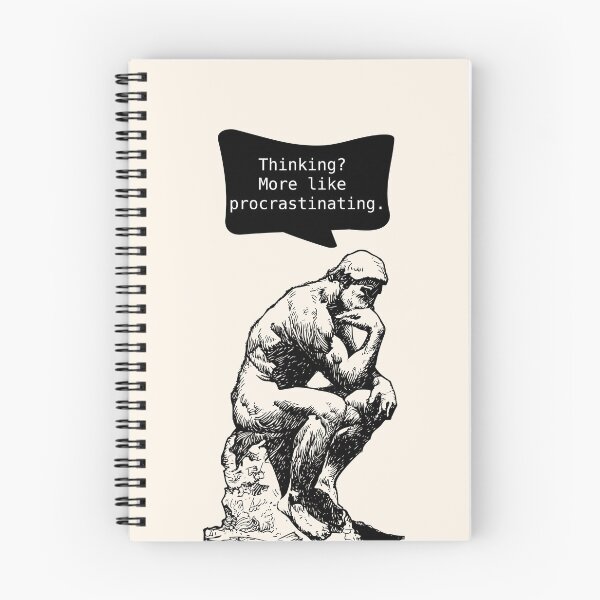 Item preview, Philosophical Procrastinating Thinking  Man Light Background designed and sold by cerenalkan.