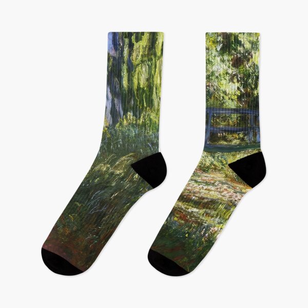 Item preview, The Japanese Bridge (The Water-Lily Pond and Path by the Water) - 1900 - Claude Monet designed and sold by dottyshai.