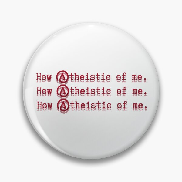 Item preview, Atheist A How atheistic of me designed and sold by alczar.