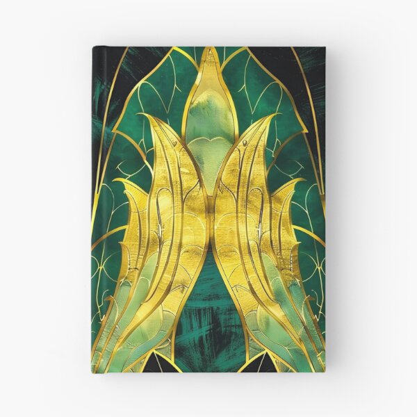 Item preview, Gatsby Inspired Pattern, Glamour Dark Green Gold Aesthetic designed and sold by Vic Torys ☆.